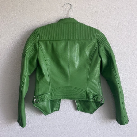 ZARA faux leather Moto Jacket - Picture 4 of 8